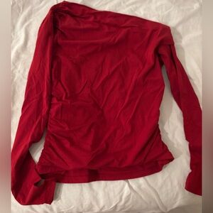 Abercrombie Asymmetrical Long Sleeve Top